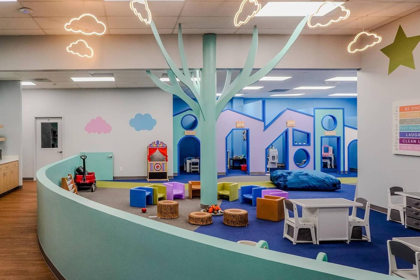 Welcoming ABA therapy playroom environment designed for children with autism — colorful, safe, and engaging spaces for in-home and center-based therapy in Northern Virginia